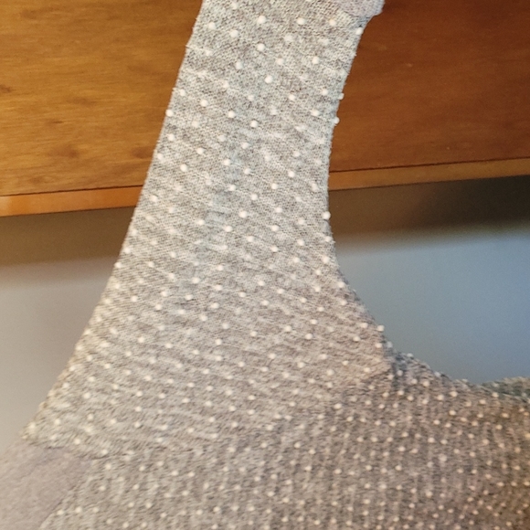 Sparkle & Fade Women's Gray Textured Cardigan | Size Large - Picture 3 of 4